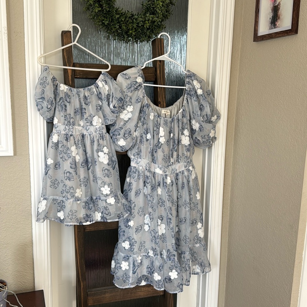 Roolee mom& me matching spring floral dresses
